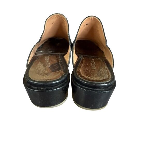 Rachel Comey Brie Black Leather Mules Women’s Size 6 Block Heel Slip On - Picture 9 of 13